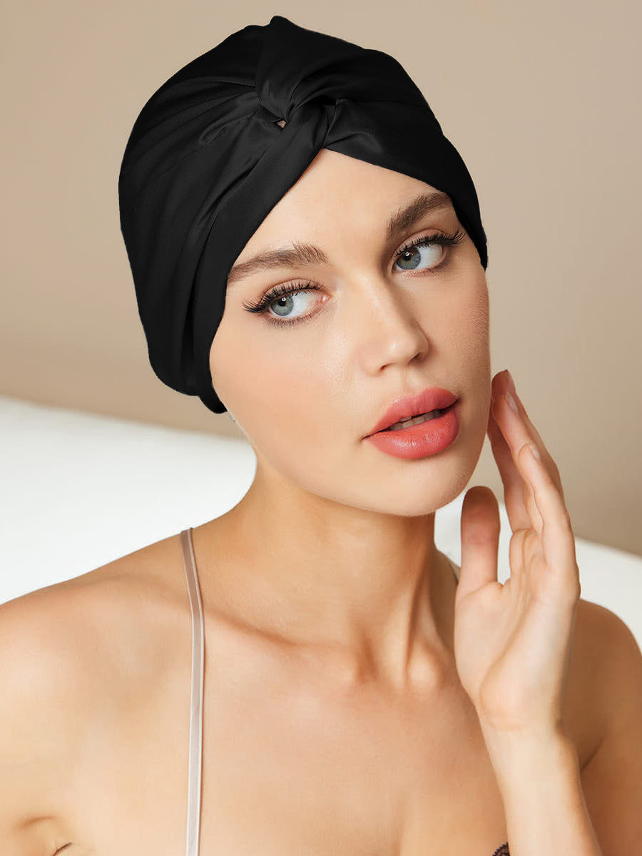 100% Zuivere Zijde Slaap Bonnet