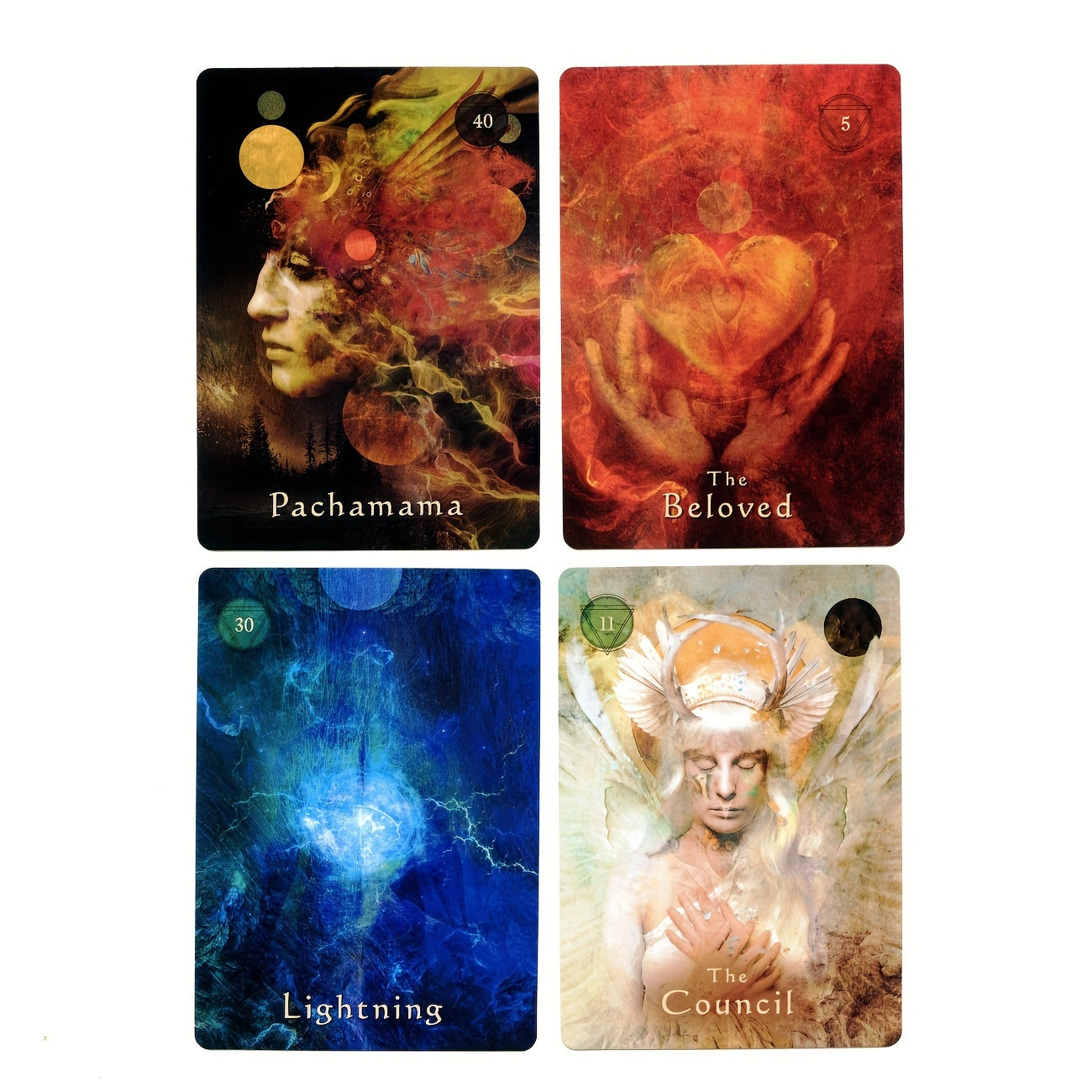 Mystieke Shaman Orakelkaarten - 64-Kaarten Deck voor Inzicht, Genezing & Toekomstbegeleiding met PDF Gids