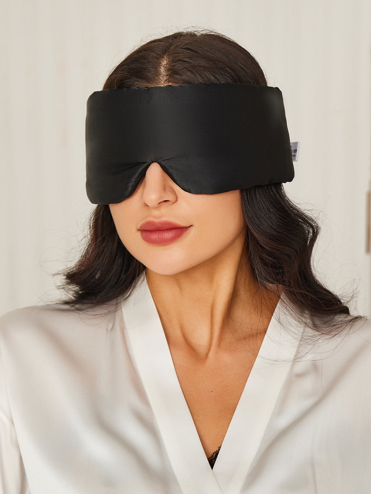Elegant 100% zijde slaap-oogmasker