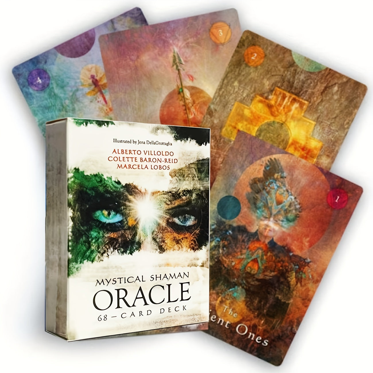 Mystieke Shaman Orakelkaarten - 64-Kaarten Deck voor Inzicht, Genezing & Toekomstbegeleiding met PDF Gids